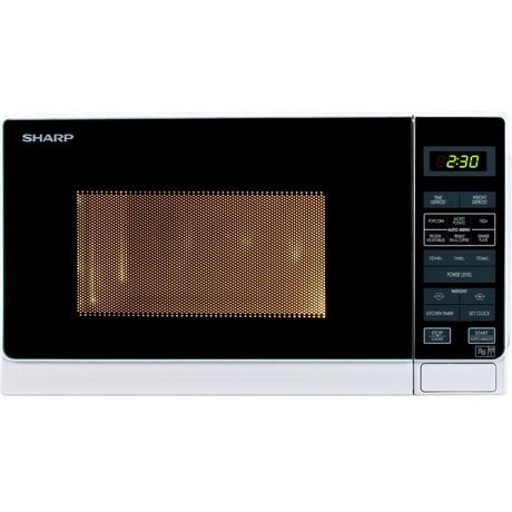 Sharp R272WM 800W Solo Microwave 20L - White