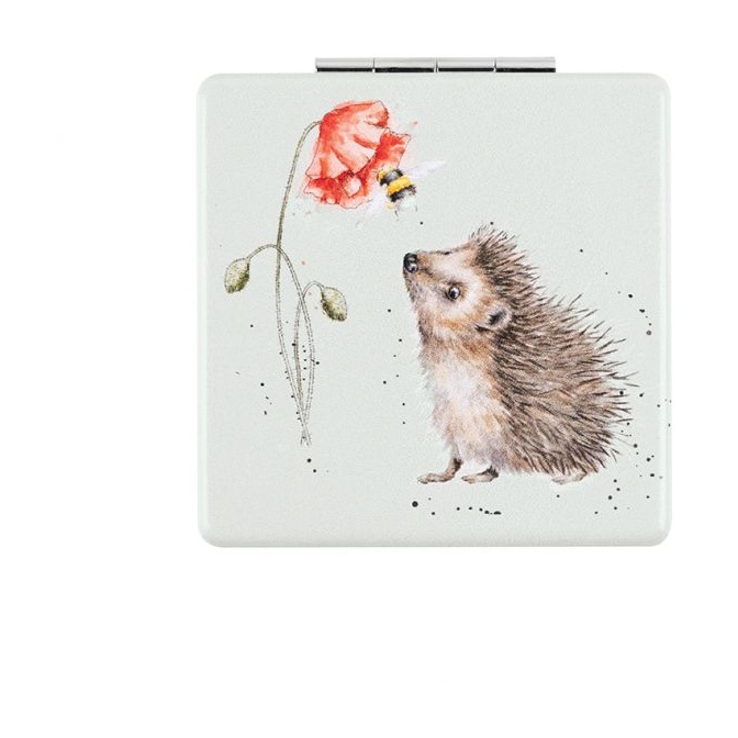 Wrendale Pocket Mirror Hedgehog & Bee
