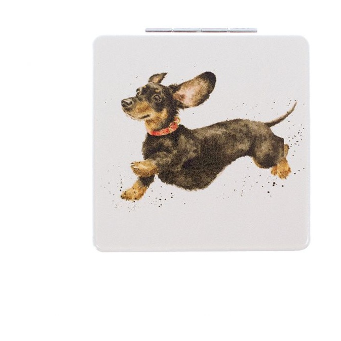 Wrendale Pocket Mirror Dachund