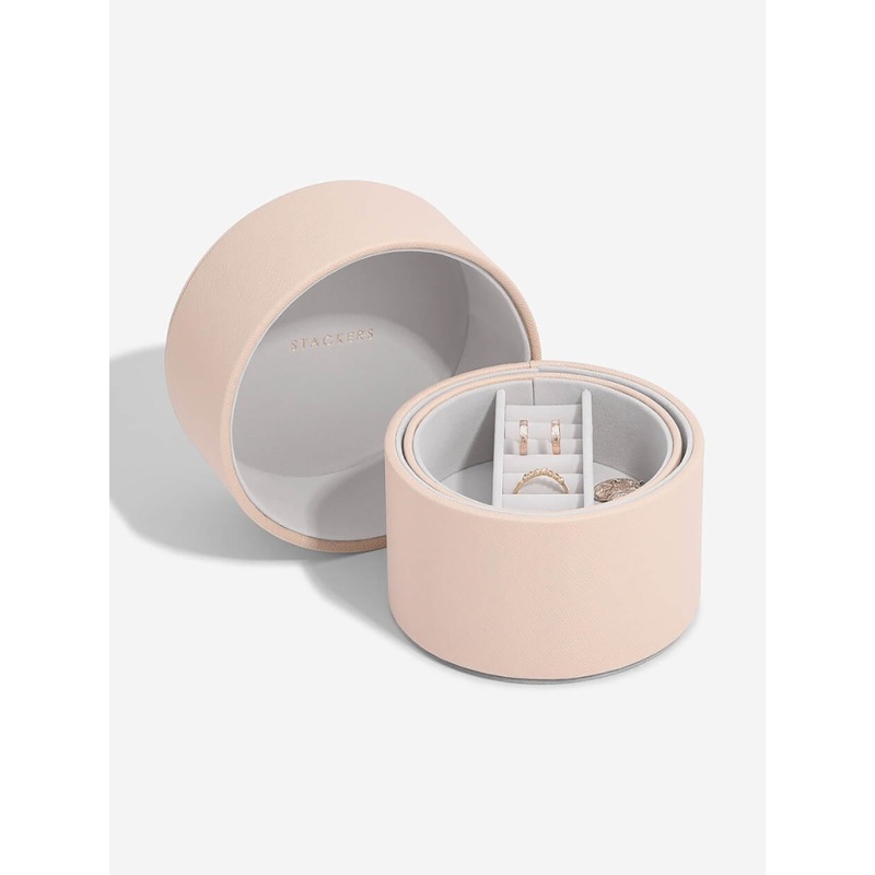 Stackers Pink Bedside Jewellery Box Pod - Blush