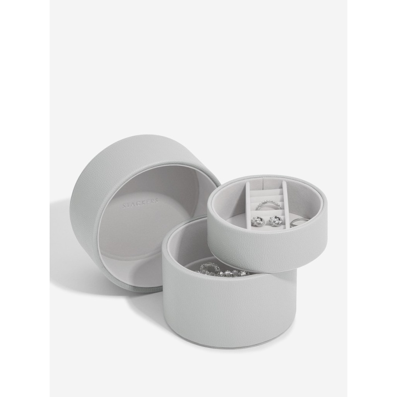Stackers Grey Pebble Bedside Jewellery Pod
