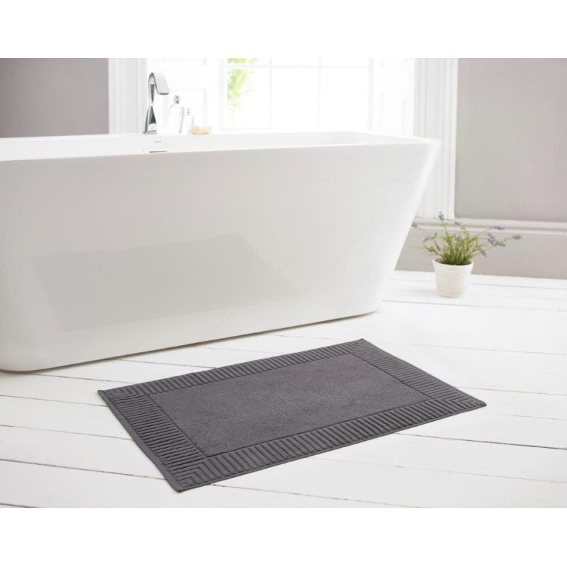 Deyongs Bliss Terry Bath Mat 50 x 80cm - Carbon