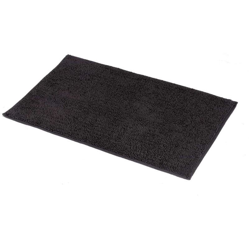 Showerdrape Andorra Bath Mat 80 x 50cm - Charcoal