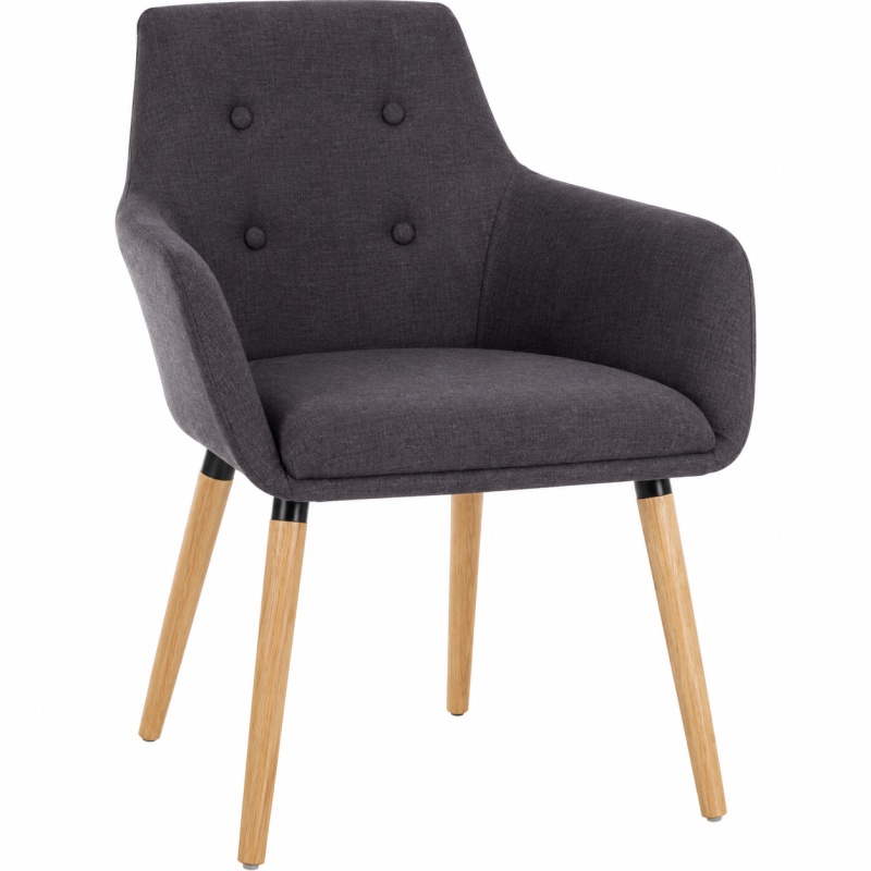 Teknik Monza Visitors Chair - Graphite Grey
