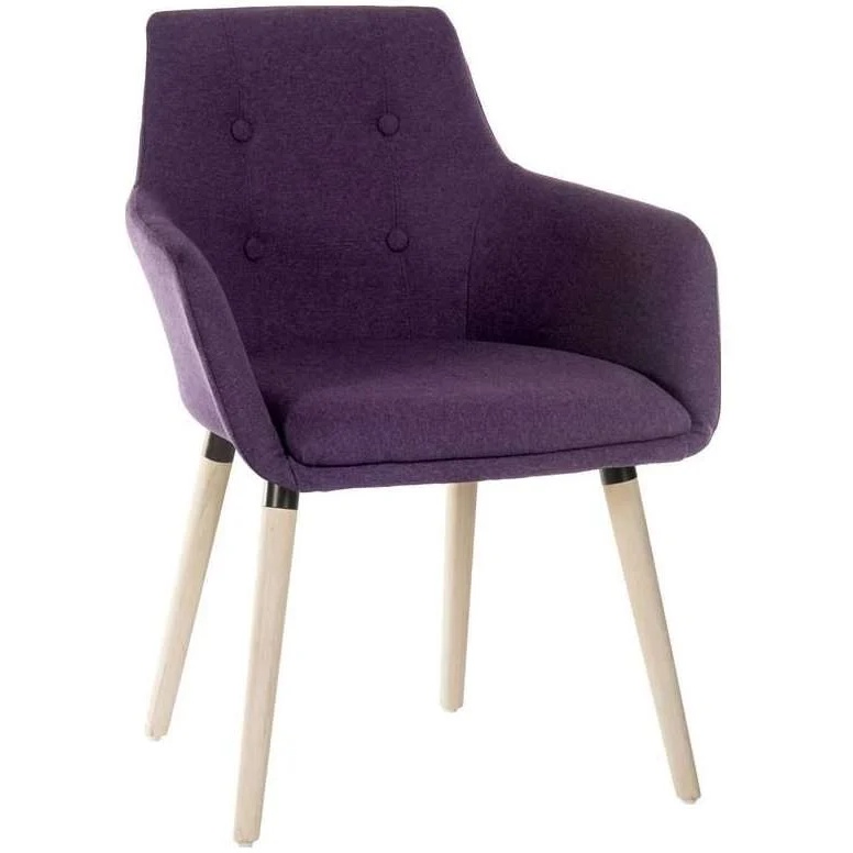 Teknik Monza Visitors Chair - Plum
