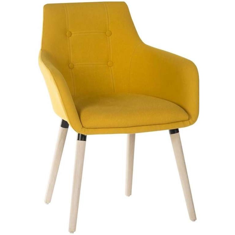 Monza Visitors Chair In Yellow