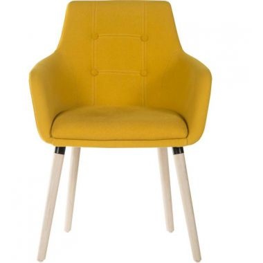 Monza Visitors Chair In Yellow