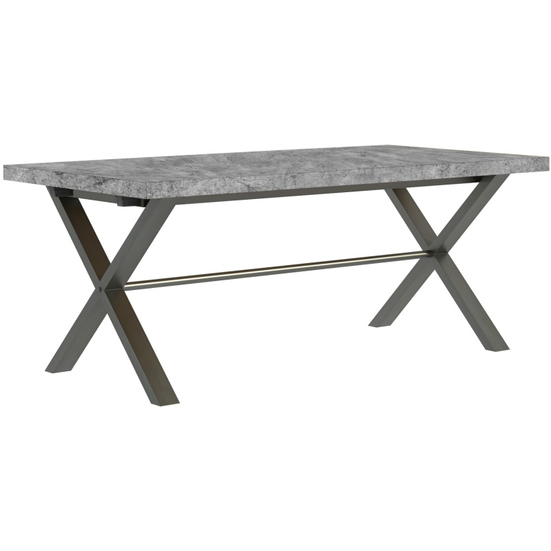 Brooklyn Dining Table - Stone Effect 190cm