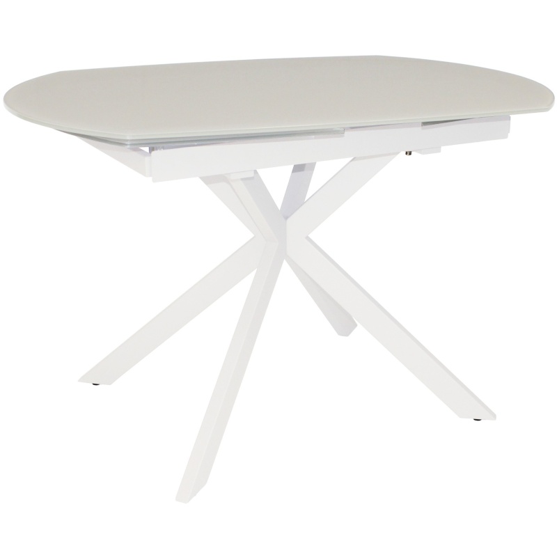 Elan Motion Dining Table - White