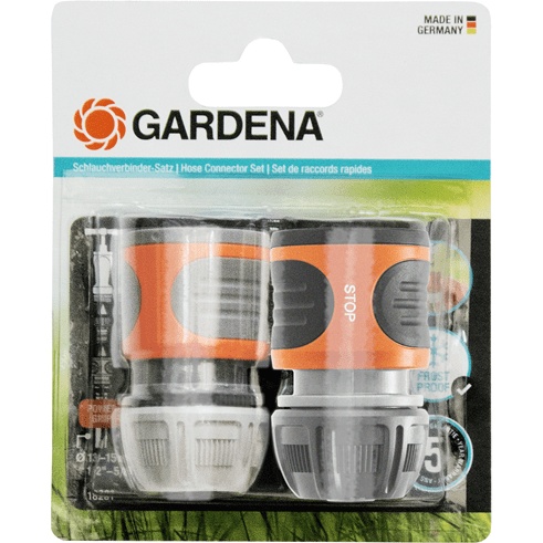 Gardena Hose Connector Set 13mm (1/2) - 15mm (5/8)
