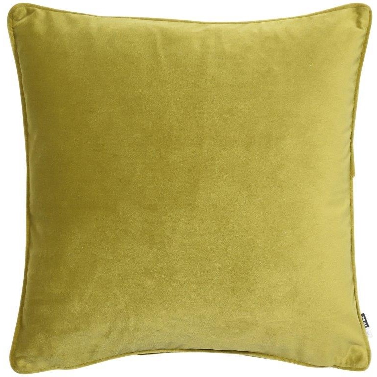 Malini Luxe Velvet Acid Green Cushion 43cm x 43cm