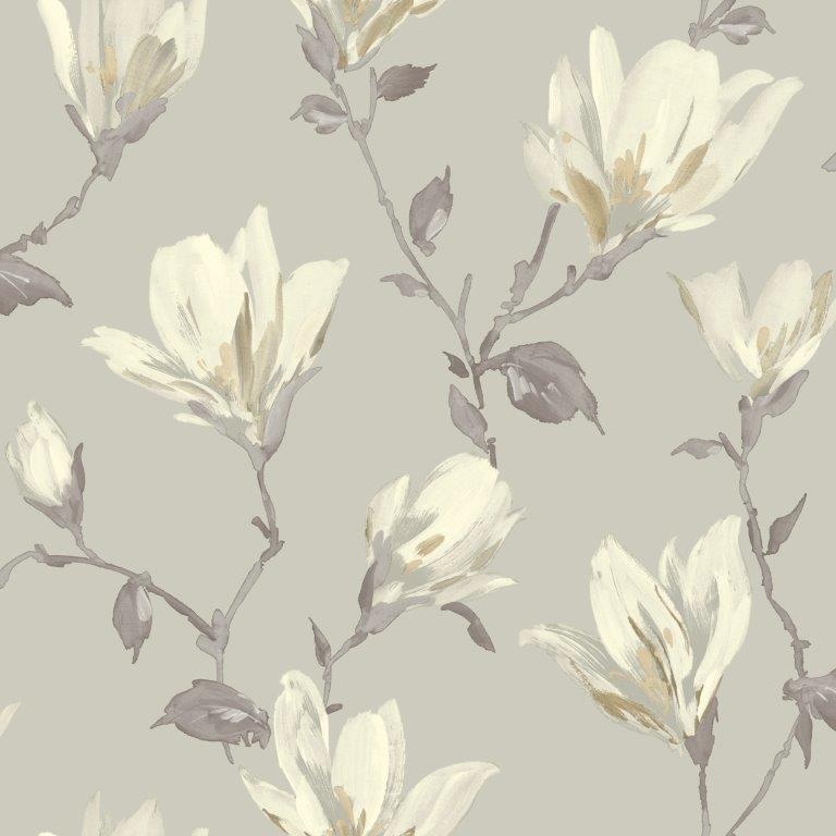 Arthouse Arthouse Lily Floral Natural Wallpaper