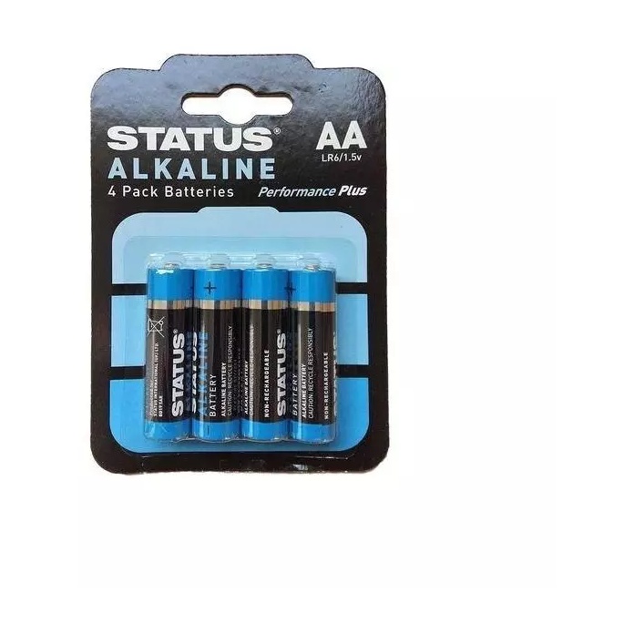 Status Alkaline AA Batteries - 4 Pack