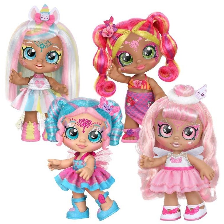 Kindi Kids Dress Up Magic Face Paint Reveal Doll Assortment