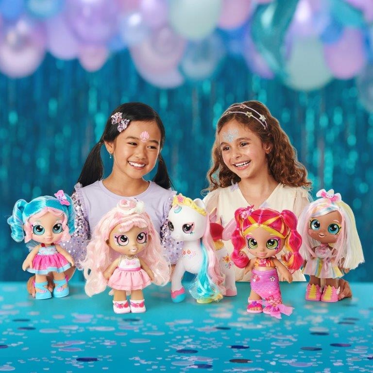 Kindi Kids Dress Up Magic Face Paint Reveal Doll Assortment Downtown