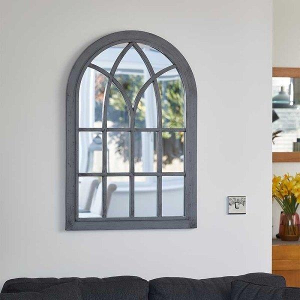 Smart Garden Victorian Home & Garden Mirror - Slate