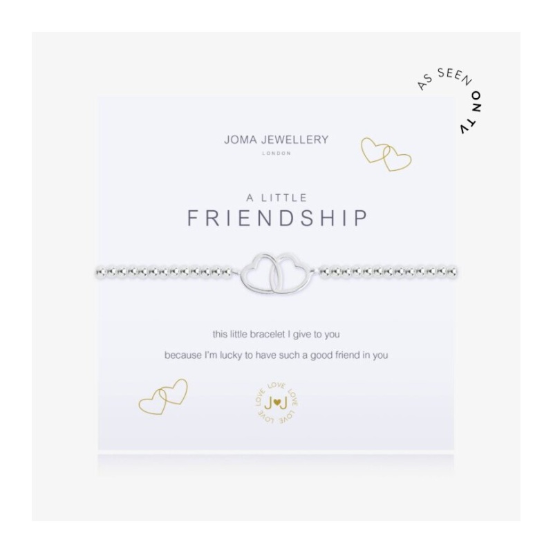 Joma Jewellery Silver A Little Friendship Bracelet
