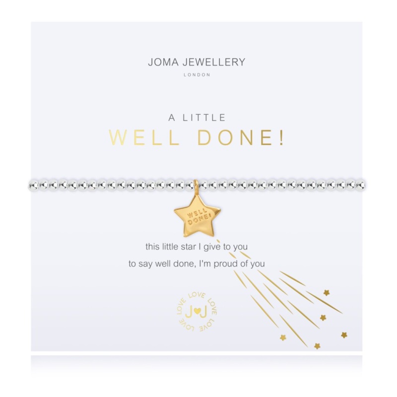 Joma Jewellery Silver/Yellow A Little Well Done Bracelet
