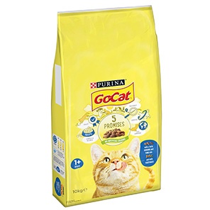 Go-Cat Herring And Tuna Dry Cat Food - 10kg