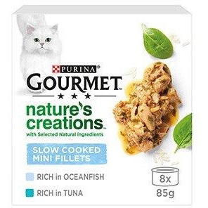 Gourmet Nature's Creations Fish Wet Cat Food - 8 x 85g