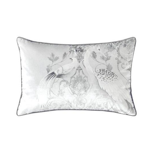 Laura Ashley Tregaron Silver Velvet Cushion