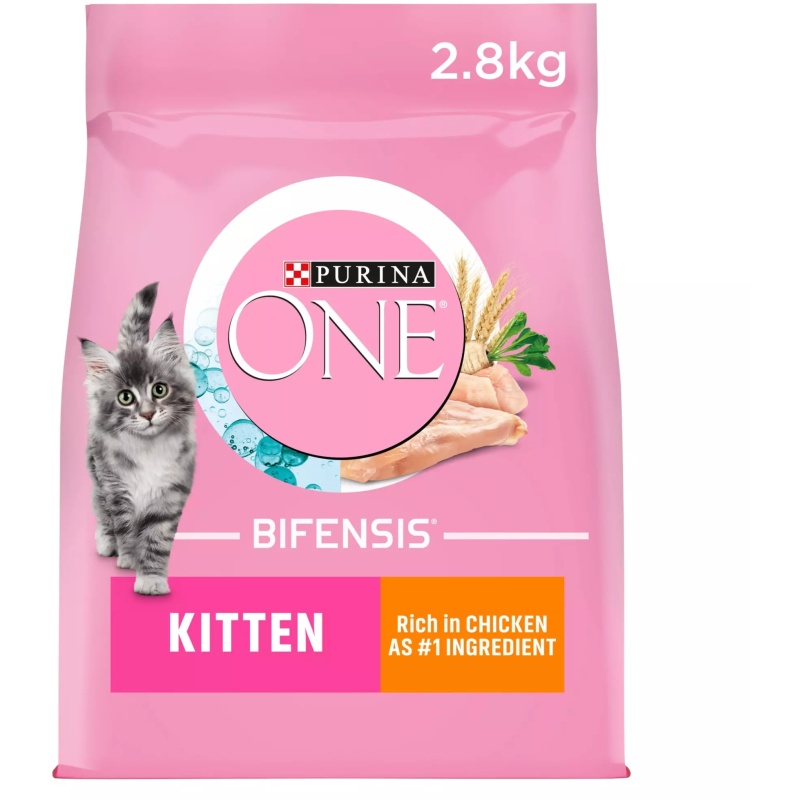 Purina One Kitten/Junior Chicken And Whole Grain Cat Food - 2.8kg