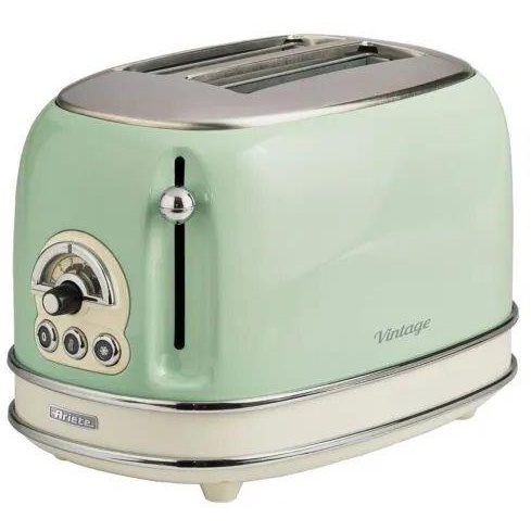 Ariete Green Ar5514 Vintage 2 Slice Toaster