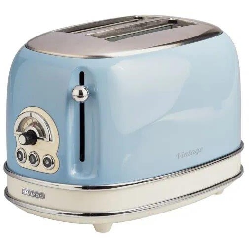 Ariete AR5515 Vintage 2 Slice Toaster - Blue