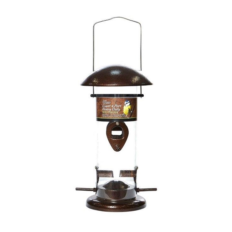 Tom Chambers Giant Heavy Duty Seed Feeder - 4 Port