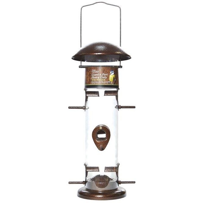 Tom Chambers Giant Heavy Duty Seed Feeder - 6 Port