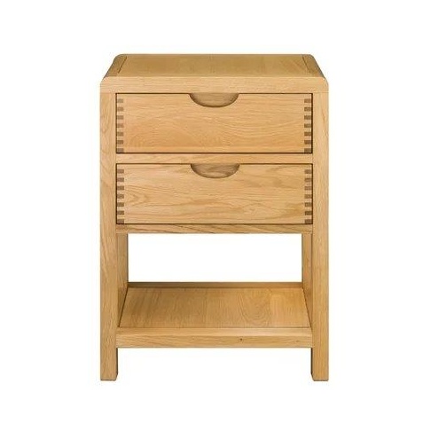 Ercol Bosco 2 Drawer Bedside Cabinet