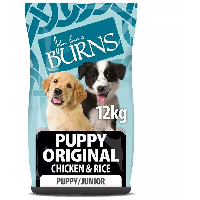 Burns Puppy Food With Chicken & Rice Dry Food - 12kg