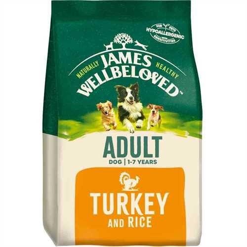 James Wellbeloved Adult With Turkey & Rice Dry Dog Food - 2kg