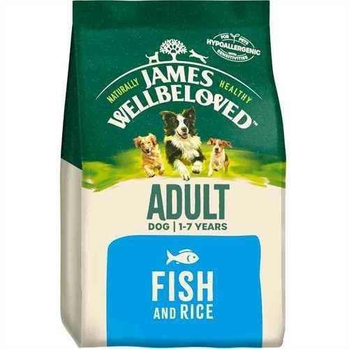 James Wellbeloved Adult With Fish & Rice Dry Dog Food - 2kg