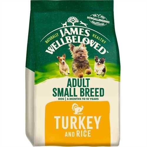 James Wellbeloved Adult Small Breed With Turkey Dry Dog Food - 1.5kg