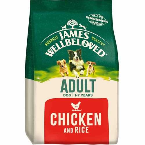 James Wellbeloved Adult With Chicken & Rice Dry Dog Food - 2kg