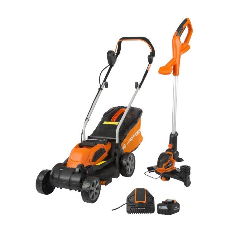 Yard Force - LM G32 + LT G30 40V Cordless/Battery Push Rotary Lawnmower & Grass Trimmer Twin Pack