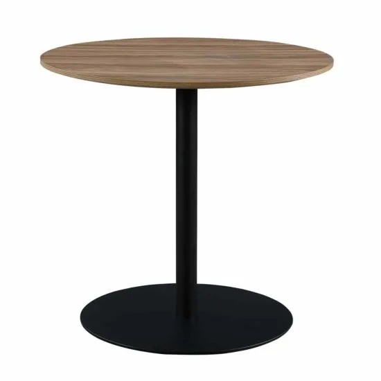 Phoenix Round Table 80cm - Light Walnut