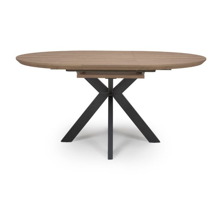 Phoenix Extending Round Table 1.2-1.6m- Light Walnut