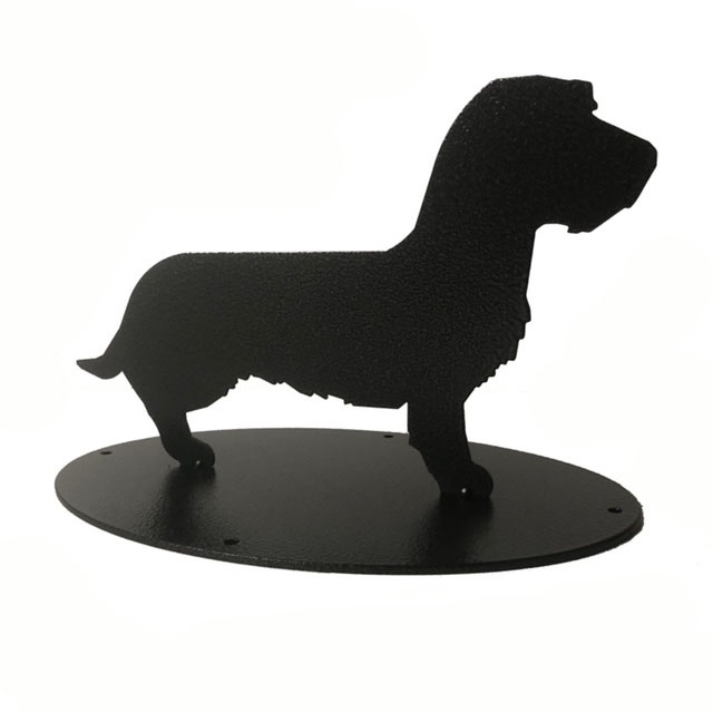 Poppy Forge Sausage Dog Boot Scraper Silhouette