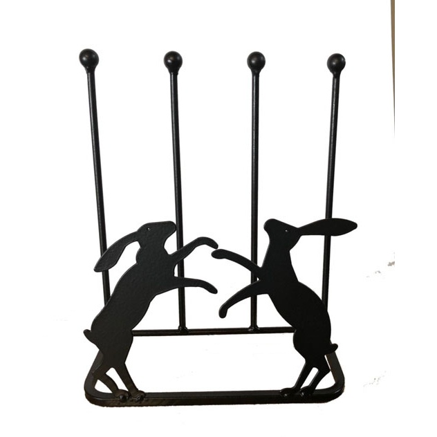 Poppy Forge 2 Pair Boot Rack - Boxing Hares