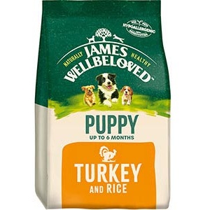 James Wellbeloved Puppy With Turkey & Rice Dry Food - 2kg
