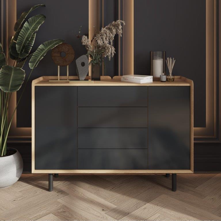 Bell & Stocchero Balto Large Sideboard - Anthracite