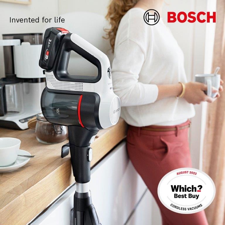 Bosch BCS712GB Unlimited 7 Cordless Vacuum Cleaner White Downtown