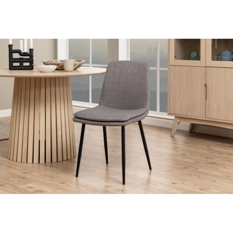 Actona Light/Grey/Brown Becca Dining Chair
