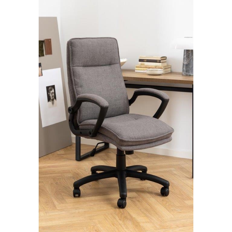 Brad Desk Chair - Light Grey Brown