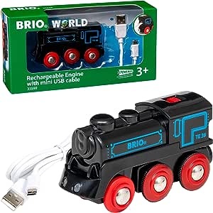 Brio World 33599 Rechargeable Engine with Mini USB Cable