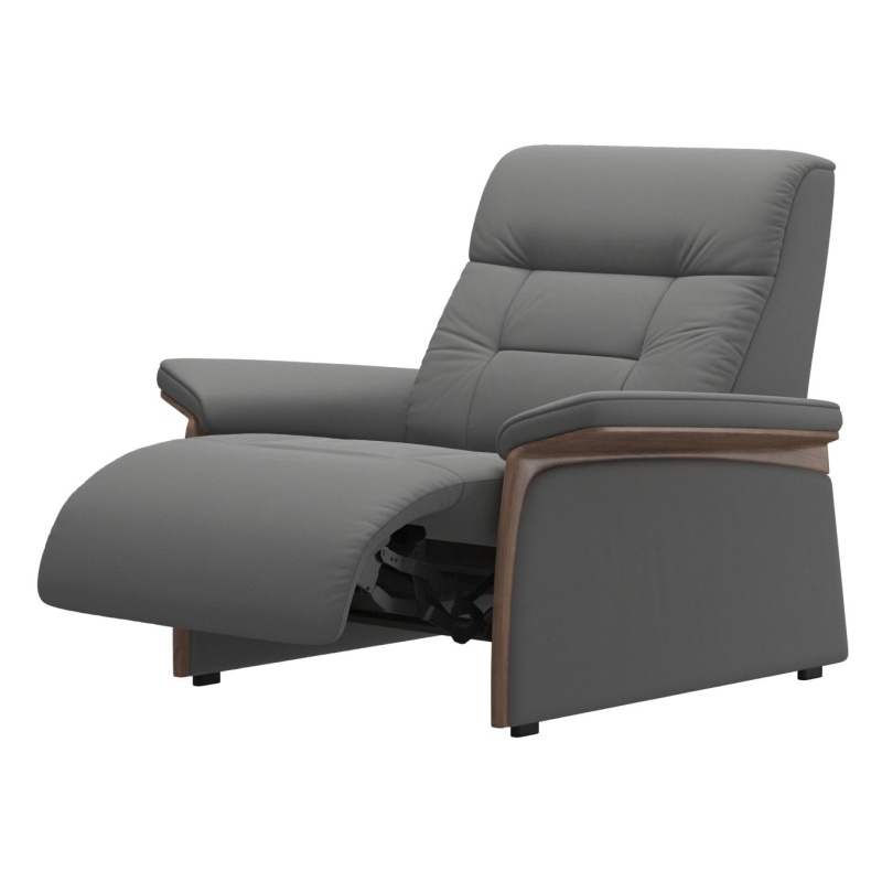 Wooden arm store recliner chair