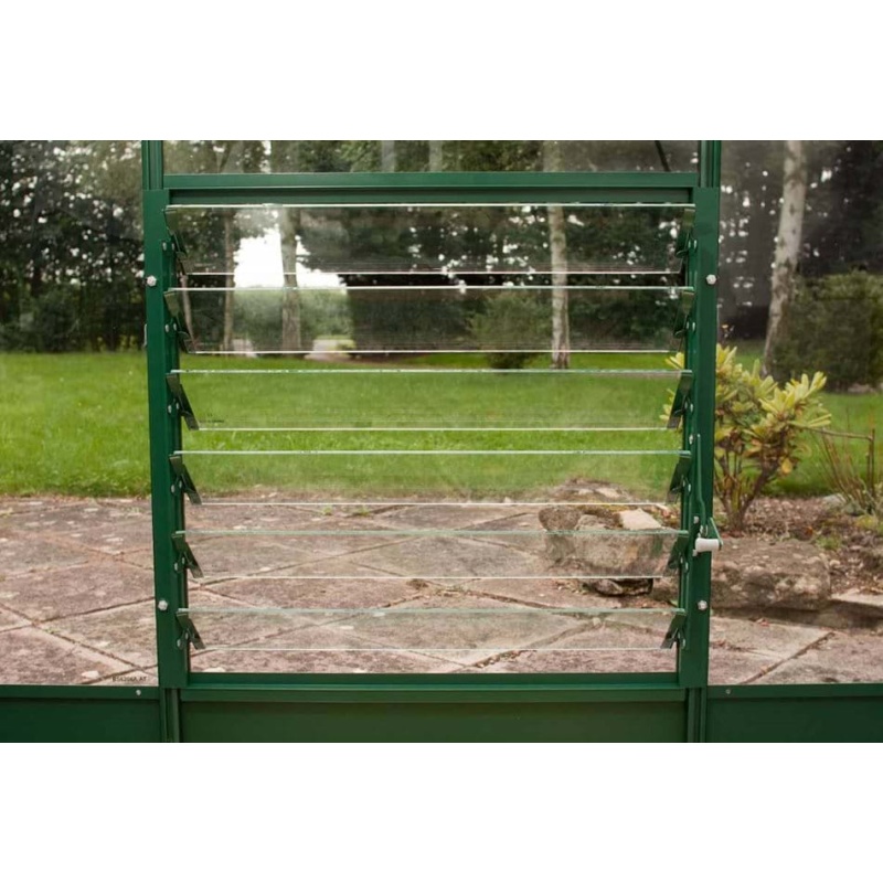 Halls Greenhouses 24 Louvre Toughened Glass 6 Blade 610 x 610mm