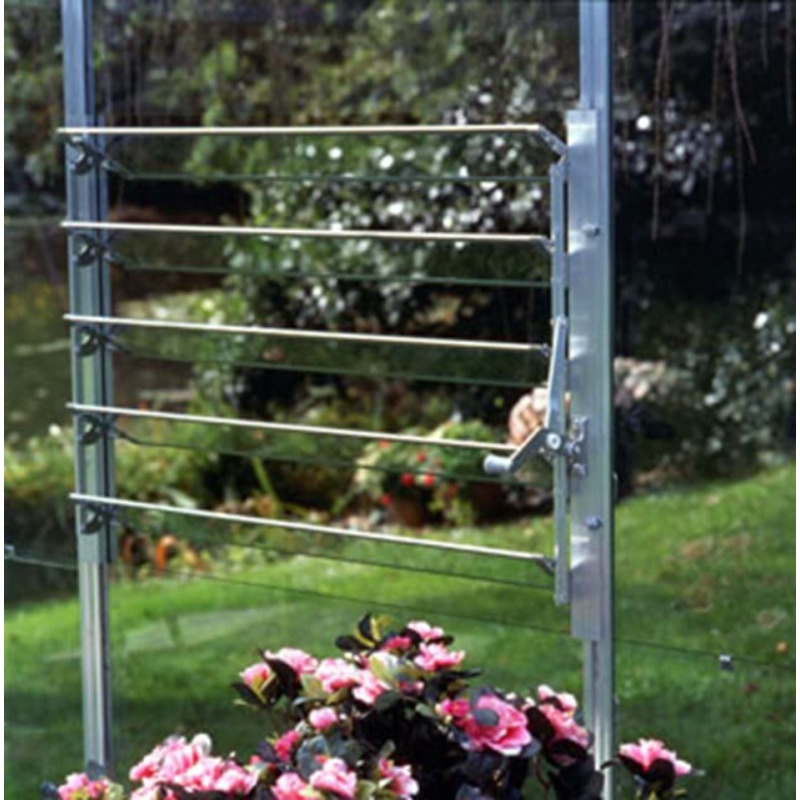 Halls Greenhouses 18 Louvre Glass 5 Blade 610 x 457mm Downtown